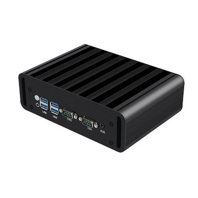 Intel Core i3 i5 i7 Prozessoren Ventilatorlose Industrie-Mini-PC mit 2LAN 2COM RS485
