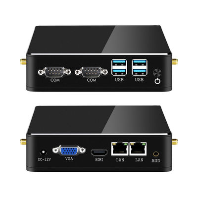 Kleiner Industrie-PC Einkanal-SODIMM DDR4-Speicher und Dual-Channel-Audio-Unterstützung für keine Kondensationsumgebungen