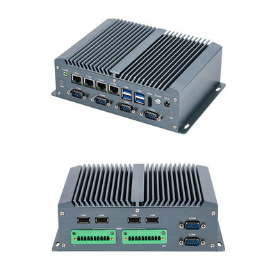 Industrieller PC ohne Lüfter Intel Core i5 8250U 4 Ethernet GPIO Minicomputer mit COM