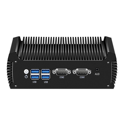 Intel Core i5 7200U Mini-PC mit 2 LAN 2 COM Ventilatorloser Industriecomputer