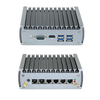 Intel I5 1145G7 Prozessor mit sechs LAN, einem COM und einem HDMI Industrial Mini PC