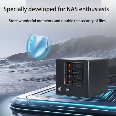 NAS-Server N100 mit 3-Netwoek 6-Bay Host Network angeschlossenem Speichergehäuse