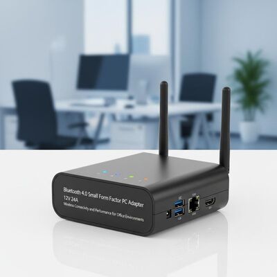 Bluetooth 4.0 Small Form Factor PC-Adapter mit 12V 2,4A, kabellose Konnektivität und Leistung für Büroumgebungen