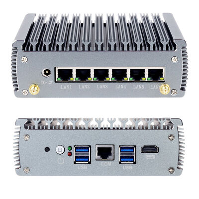In-tel Core i5 1135G7 Prozessor 4 Kerne 8 Threads Grundfrequenz 2,4 GHz 6*In-tel i225 Netzwerkkarte Software Router Host Mini-PC