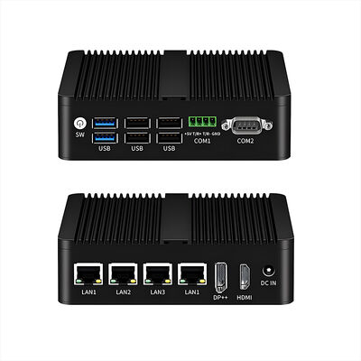 Soft Router Intel Celeron J6426 Prozessor 4 Ethernet-Ports Duale serielle Ports 2 USB3.0 4 USB2.0 DDR4 Win10 Win11 Linux Industrie-Mini-PC