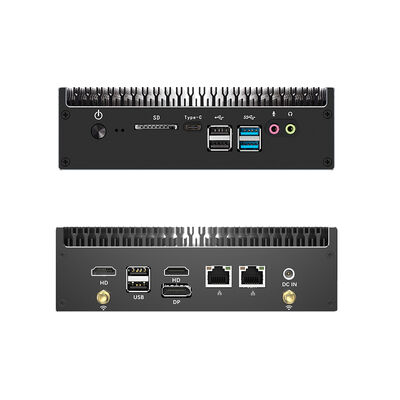 Intel Core I7 1270P Prozessor Mini-PC mit 2 LAN 2 HD-MI 1 DP 1 Typ-C für die tägliche Überwachung der Bürosicherheit